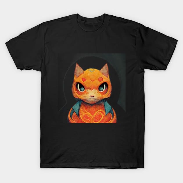 Cat Vintage #48 T-Shirt by daffdyindustries